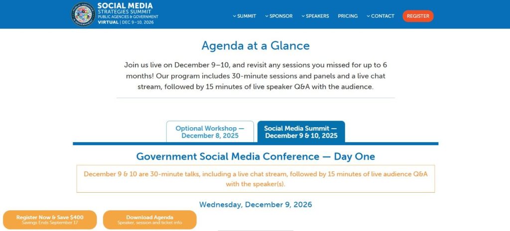 Social Media for Government Virtual Conference Social Media for Government Virtual Conference