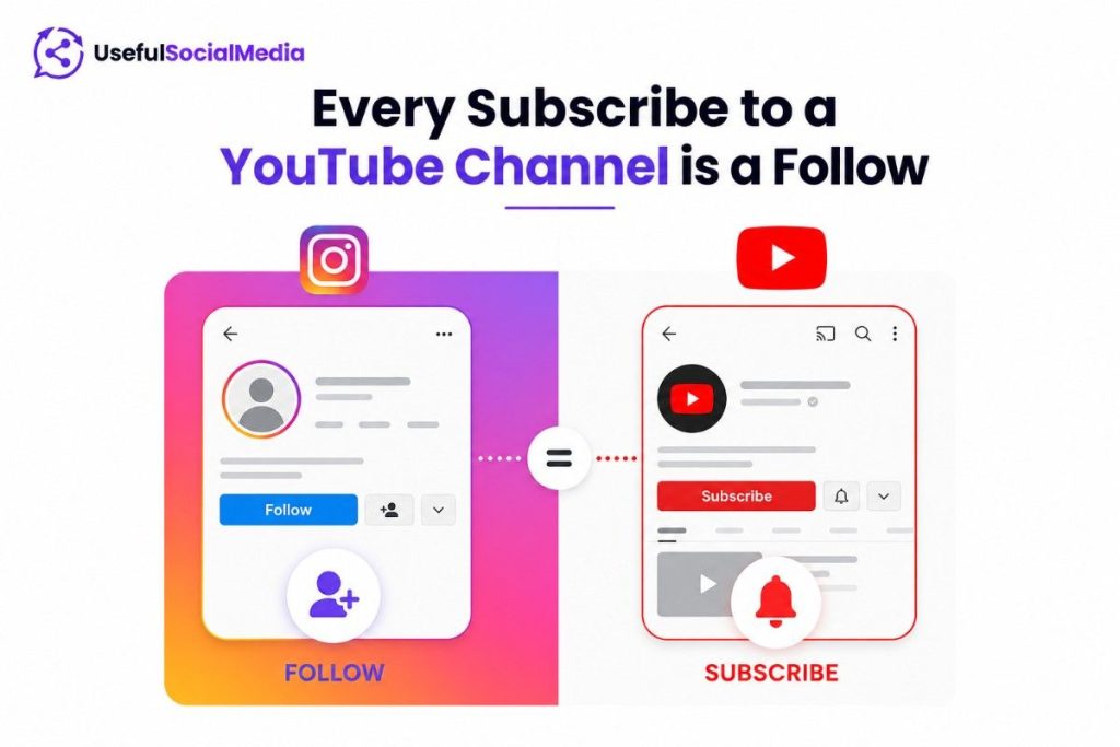 Every Subscribe to a YouTube Channel is a Follow Every Subscribe to a YouTube Channel is a Follow