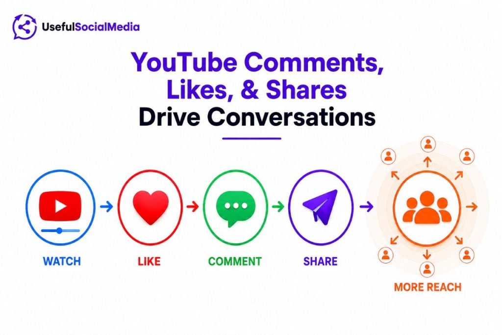 YouTube Comments, Likes, & Shares Drive Conversations YouTube Comments, Likes, & Shares Drive Conversations